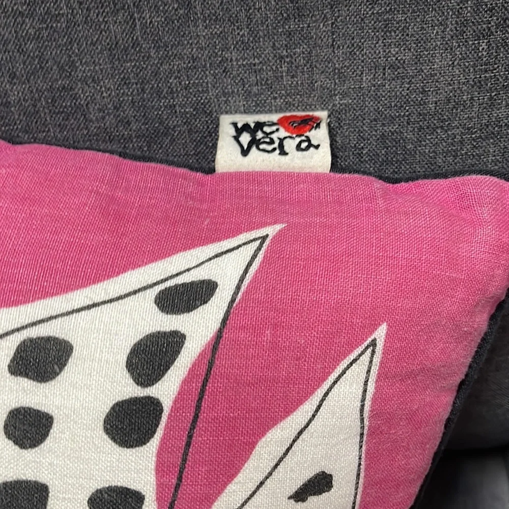 Anthropologie We Love Vera Freckled Fish Pillow